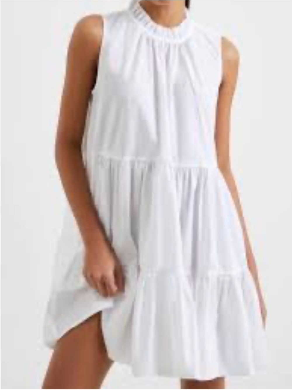 French Connection poplin mini dress